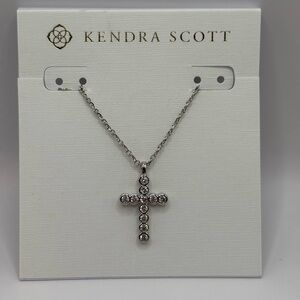 Kendra Scott Silver Cross Necklace